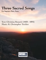 Three Sacred Songs Vocal Solo & Collections sheet music cover